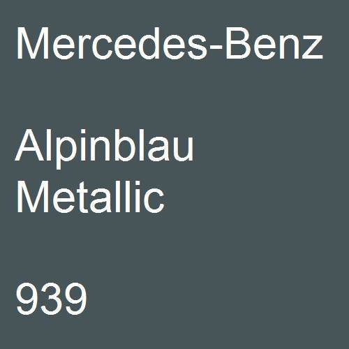 Mercedes-Benz, Alpinblau Metallic, 939.